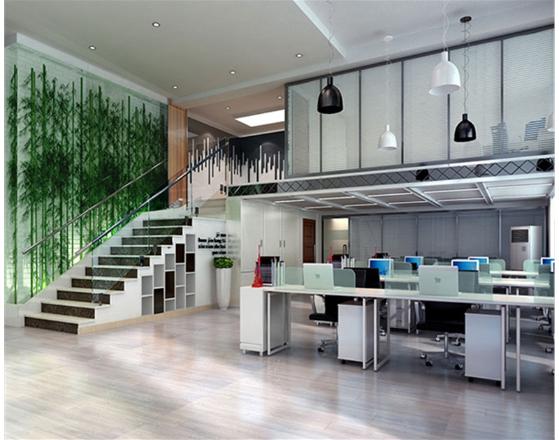 保利大名湖復(fù)式辦公室裝修